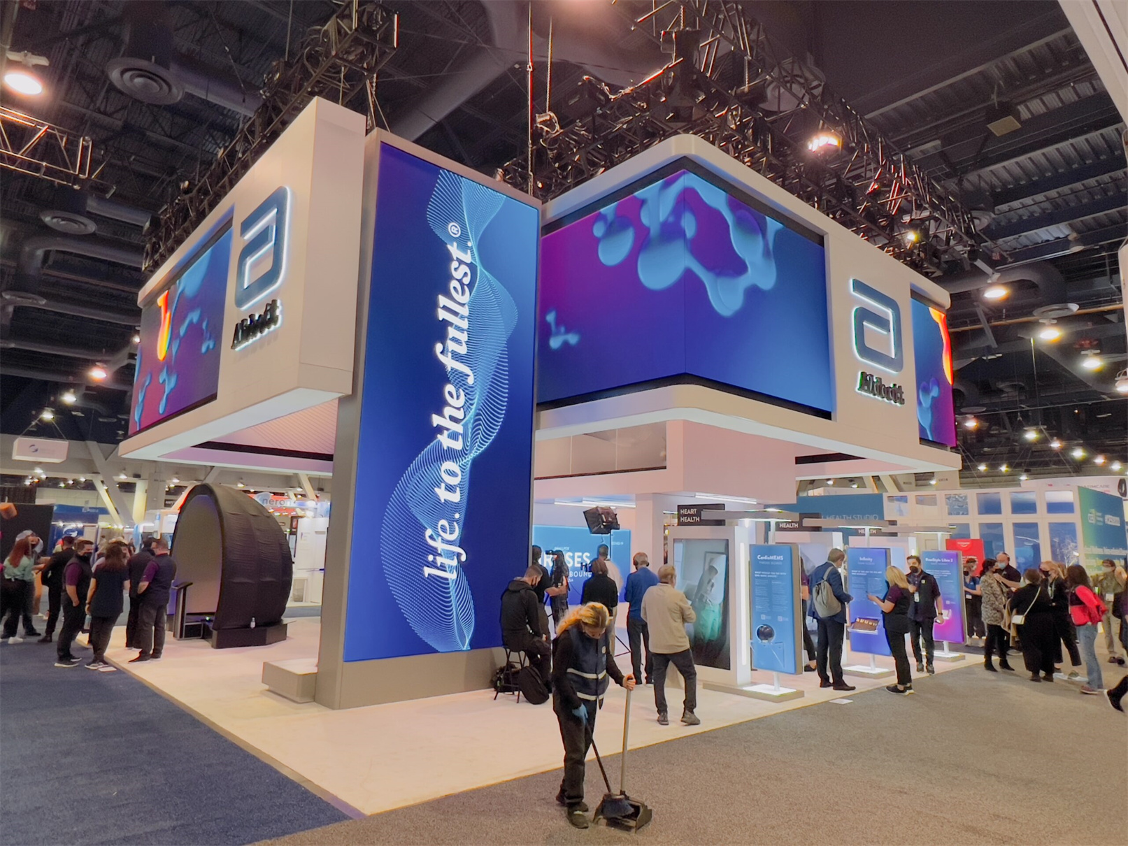 Las Vegas Led Wall Rental Trueblue Exhibit