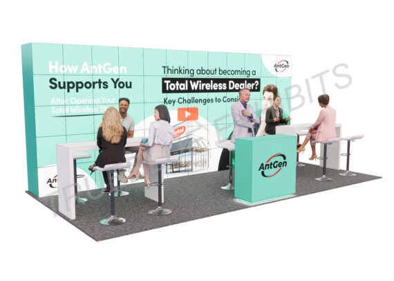 R11 10′ x 20′ Custom Trade Show Booth Design