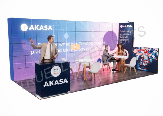 R16 10′ x 20′ Custom Trade Show Booth Design