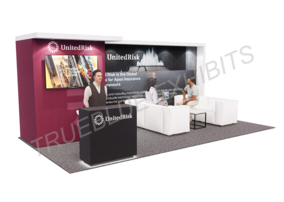 R17 10′ x 20′ Custom Trade Show Booth Design