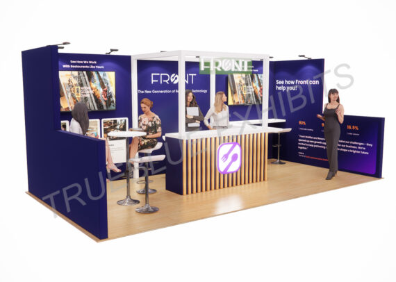 R18 10′ x 20′ Custom Trade Show Booth Design