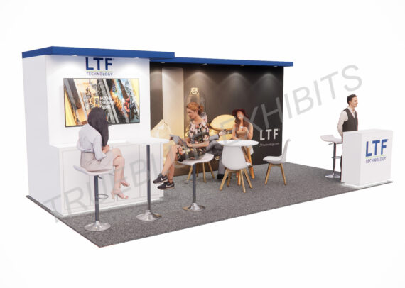 R19 10′ x 20′ Custom Trade Show Booth Design