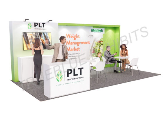 R23 10′ x 20′ Custom Trade Show Booth Design