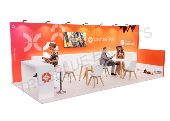R24 10′ x 20′ Custom Trade Show Booth Design