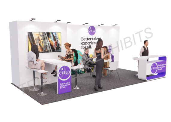 R28 10′ x 20′ Custom Trade Show Booth Design