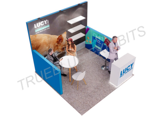 T16 10′ x 10′ Custom Trade Show Booth Design