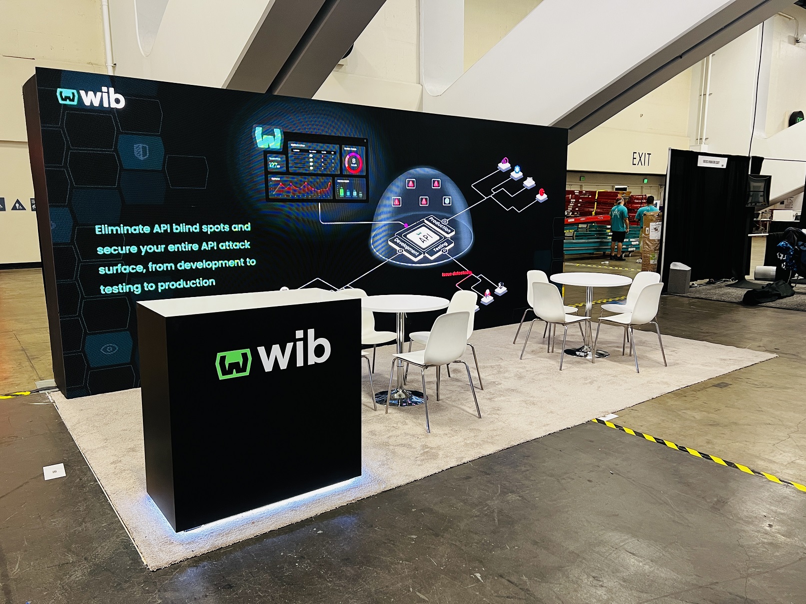 Wib Rsa Conference Led Video Wall Booth