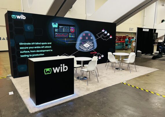 WIB P3.9 20' x 8' RSA Conference Show Video Wall Booth