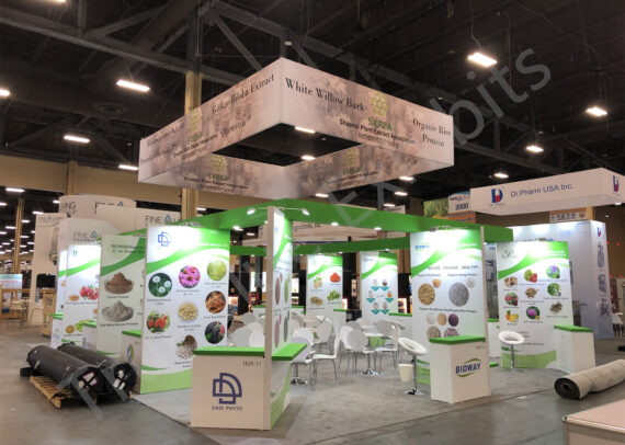 YeeHerb 30' x 40' Natural Product West Custom Exhibits