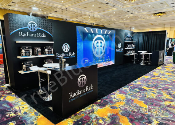 Radiant Ride 10' x 30' Digital Dealer Conference P3.9 LED Video Wall Booth