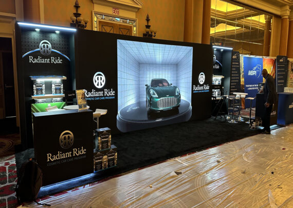 Radiant Ride 10' x 30' Agent Summit 2023 Vegas Video Wall Booth