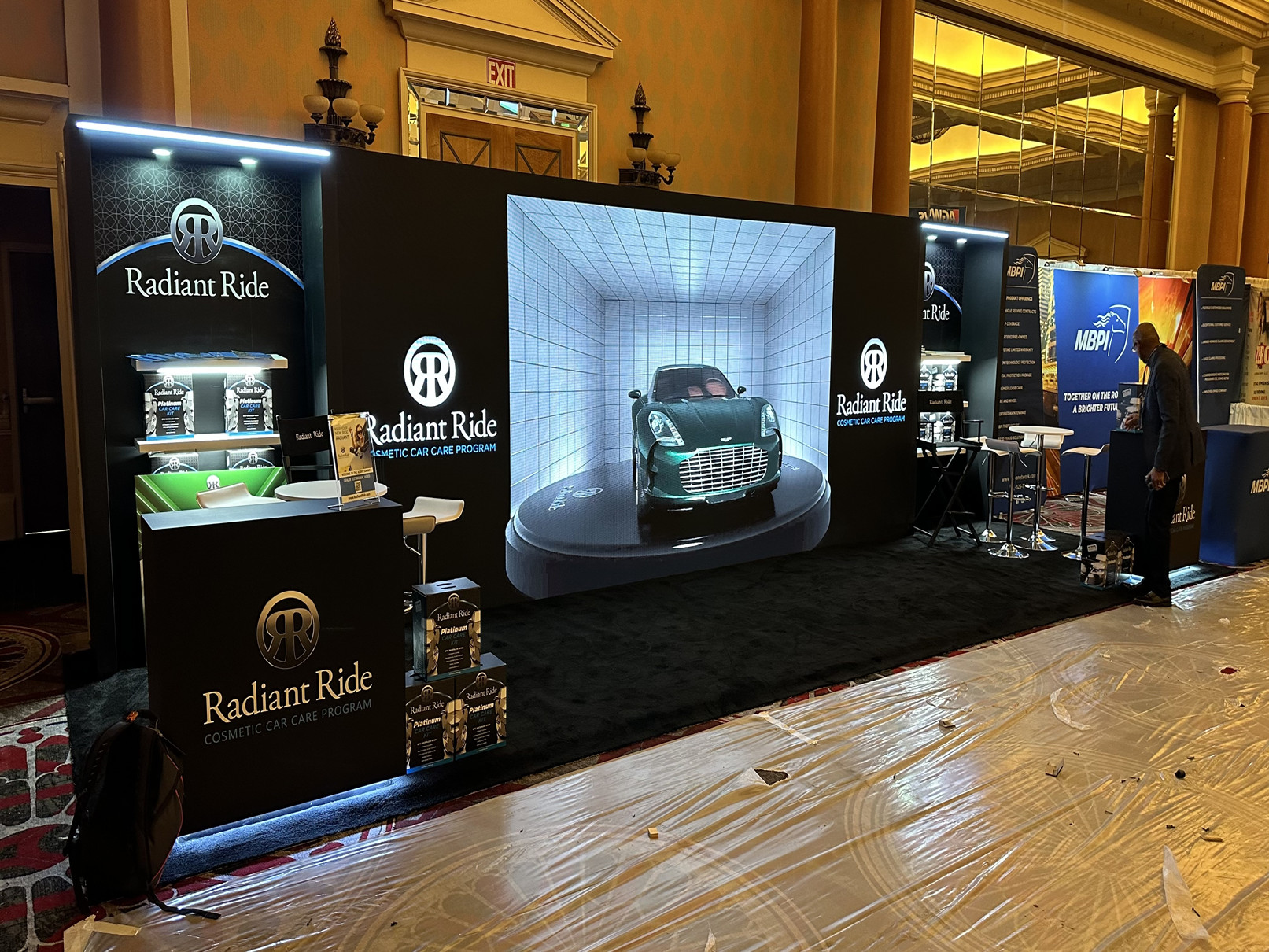 Radiant Ride 10' x 30' Agent Summit 2023 Vegas Video Wall Booth