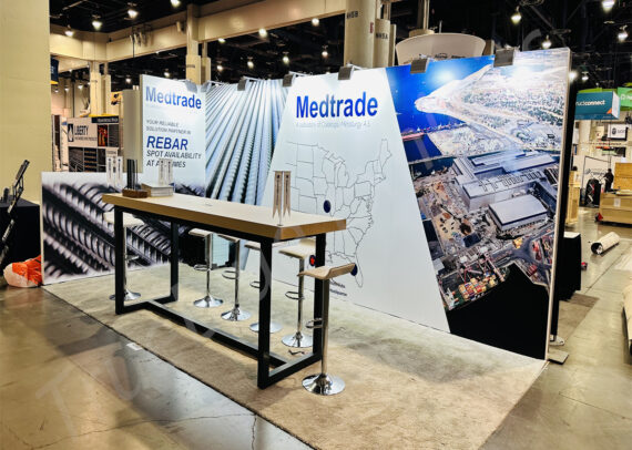 MedTrade 10' x 20' World of Concreate Custom Booth Rental