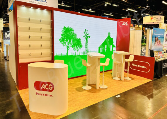 ACG Natural Product Expo West LED Video Wall Booth Rental