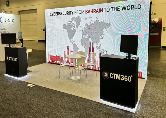 CTM 360 10' x 20' RSA Conference 2023 San Francisco Video Wall Booth