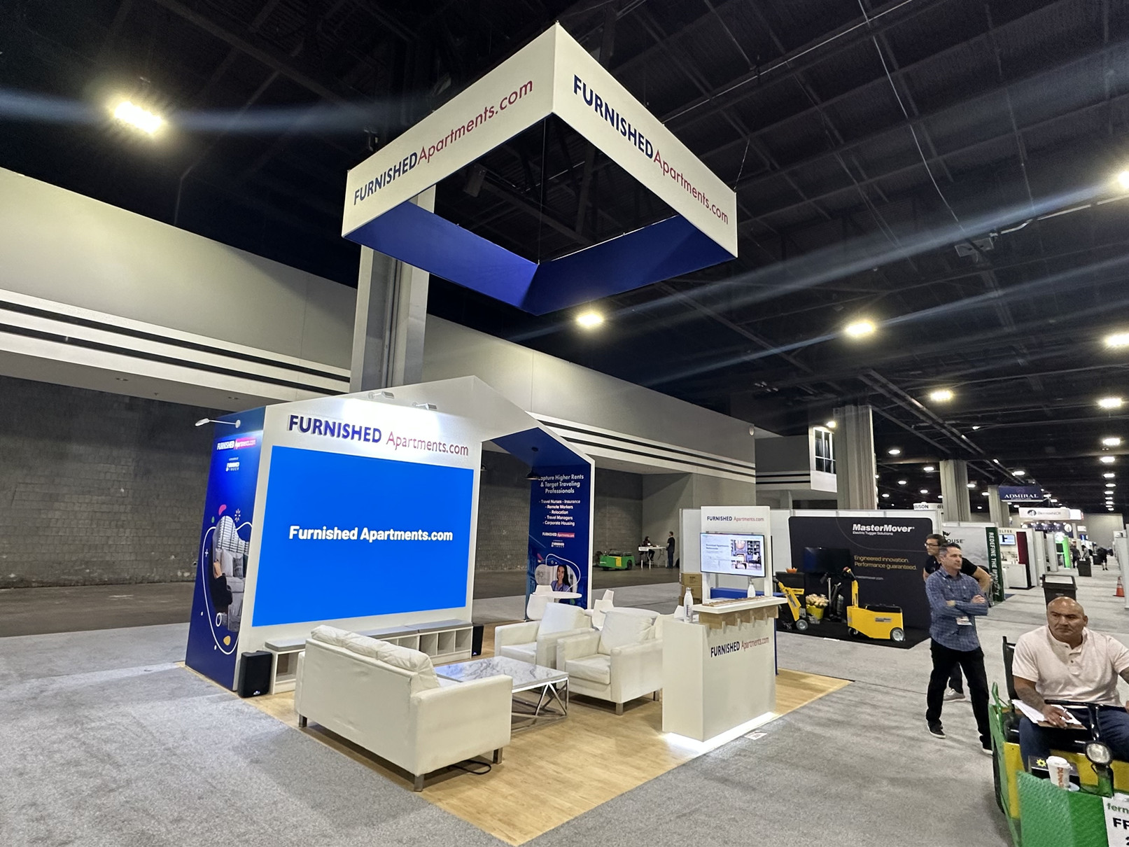 Furnished Finder 20' x 20' Apartmentalize 2023 Atalanta Custom Exhibits Rental