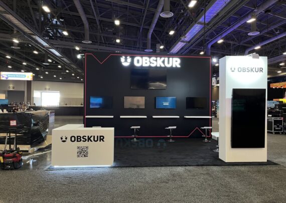 OBSKUR 20' x 20' TwitchCon Custom LED Wall Booth
