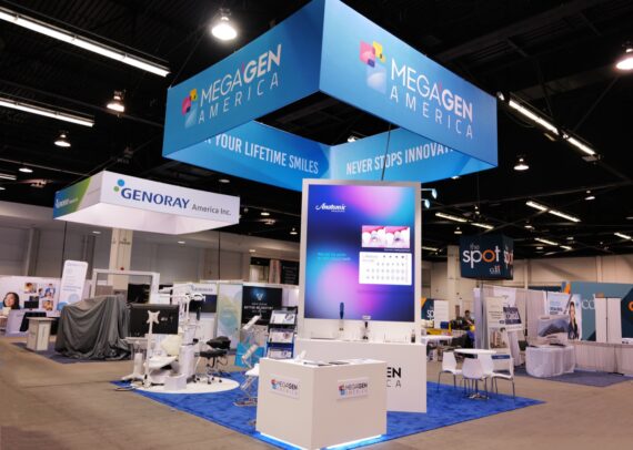MegaGen America CDA Anaheim 2024 LA Trade Show Booth Rental