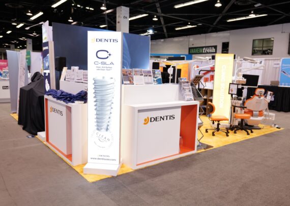 Dentis USA 20' x 20' CDA Anaheim 2024 Los Angeles Custom Exhibits