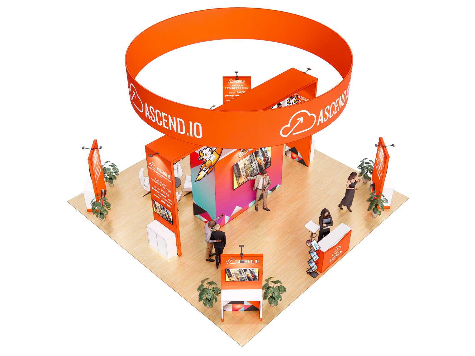 30′ x 30′ Custom Trade Show Booth