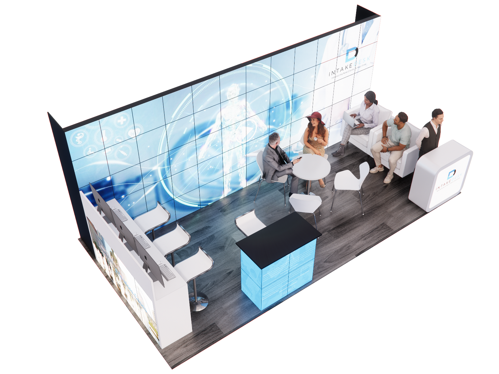 10x20 Trade show booth rental
