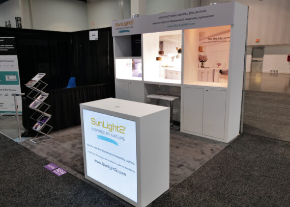 SunLight2 10′ x 10′ KBIS Las Vegas Custom Trade Show Booth