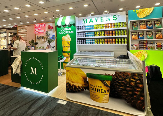 Mavens NPEW 2025 10′ x 10′ Anaheim Custom Exhibit Rental