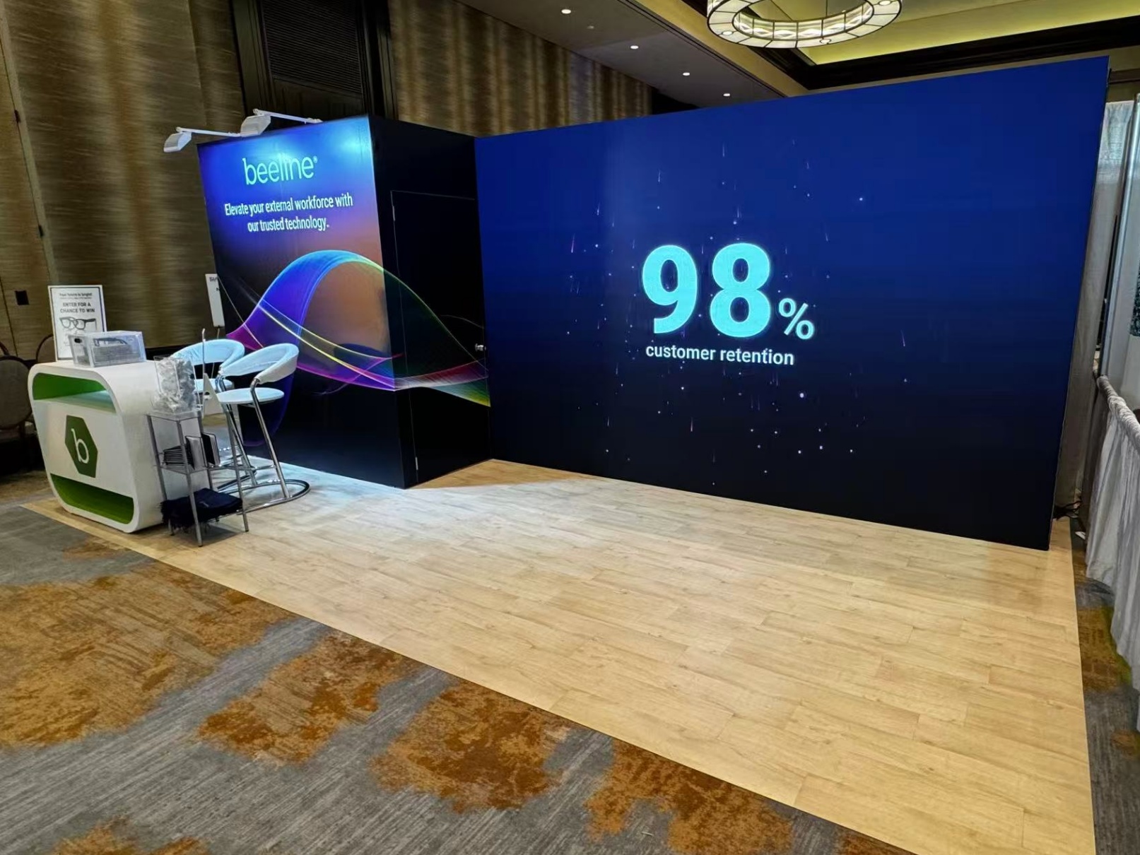 Beeline 10' x 20' Contingent Workforce Summit 2024 Dallas Exhibit Rental