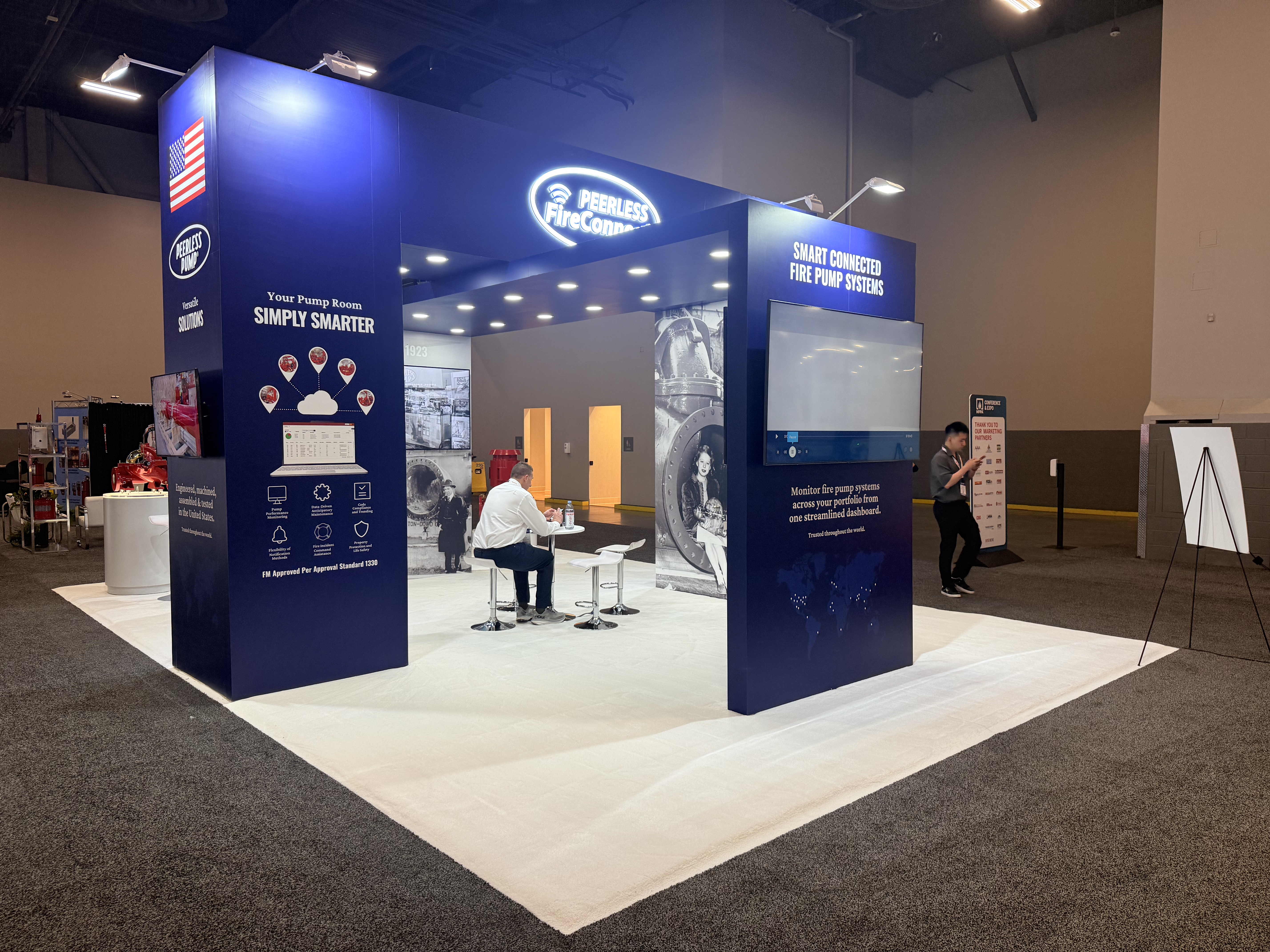 PeerlessPump 20' x 30' NFPA Las Vegas Conference & Expo Exhibit Rental