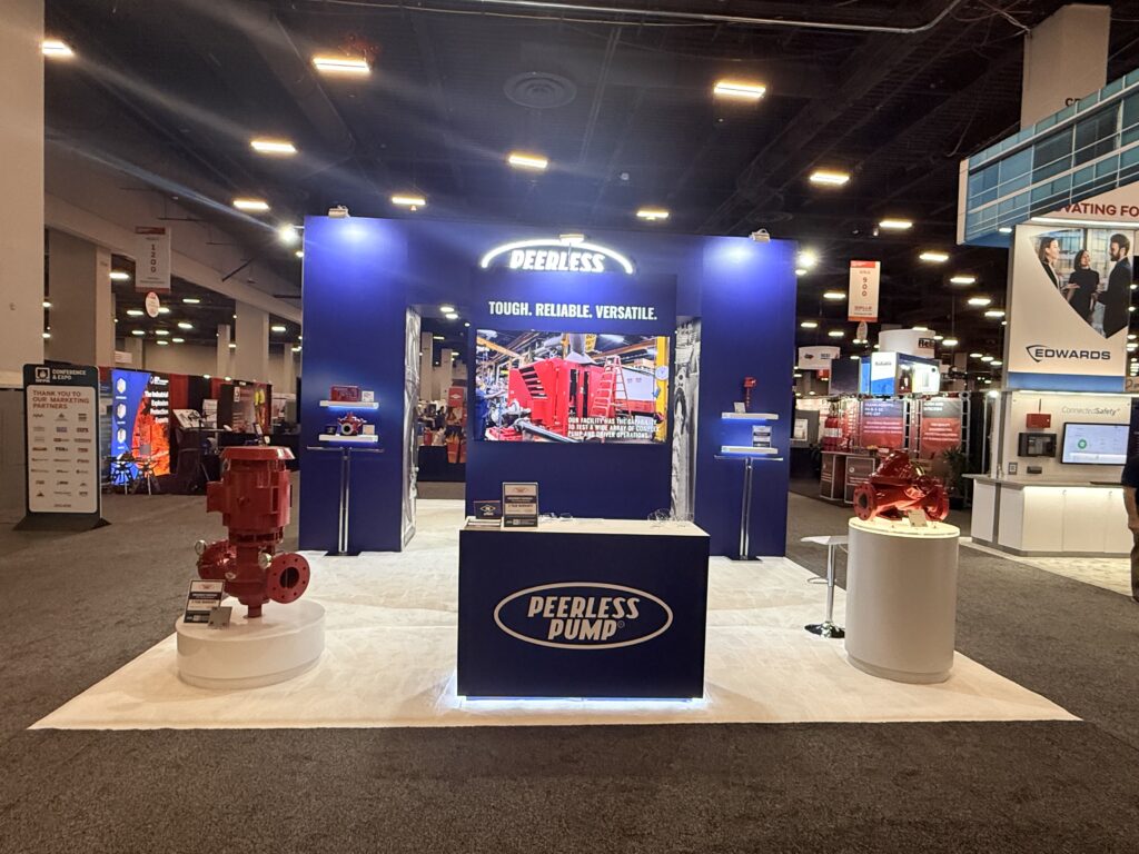 PeerlessPump 20' x 30' NFPA Las Vegas Conference & Expo Exhibit Rental