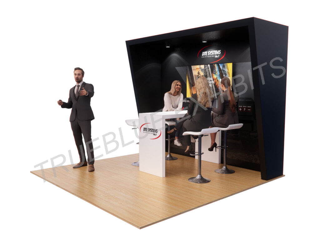 T36 10′ x 10′ Customizable Trade Show Booth Design