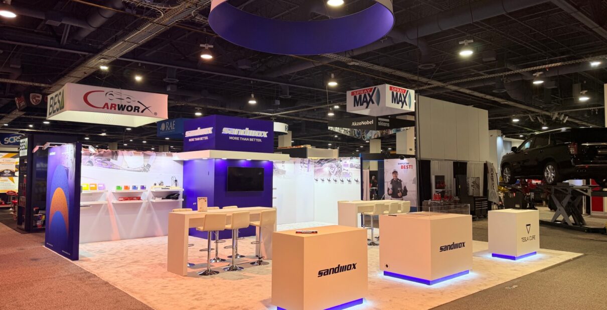 SandWox 30' x 30' SEMA 2025 Las Vegas Exhibit House Trade Show Services