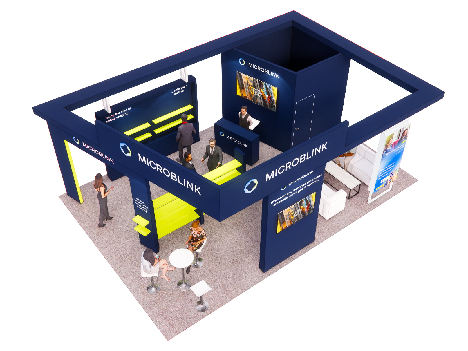 20×30 Trade Show Booth Rental