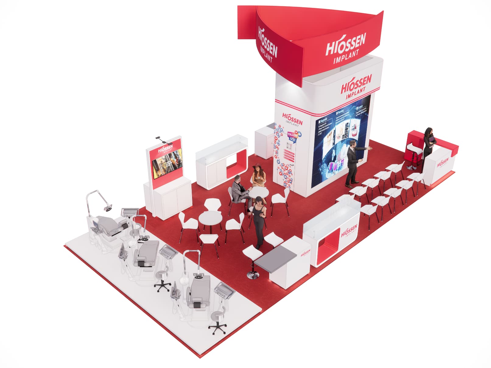 20×40 Trade Show Booth Rental