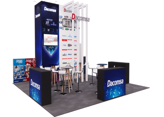 Dacomsa 20' x 20' SEMA Show Booth Design