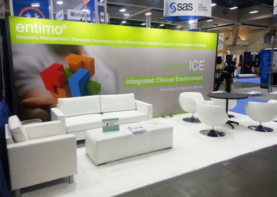 Entimo 10' x 20' Trade Show Booth Rental Las Vegas