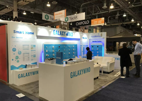 Galaxy Wind 10' x 20' ISC East Custom Trade Show Booth