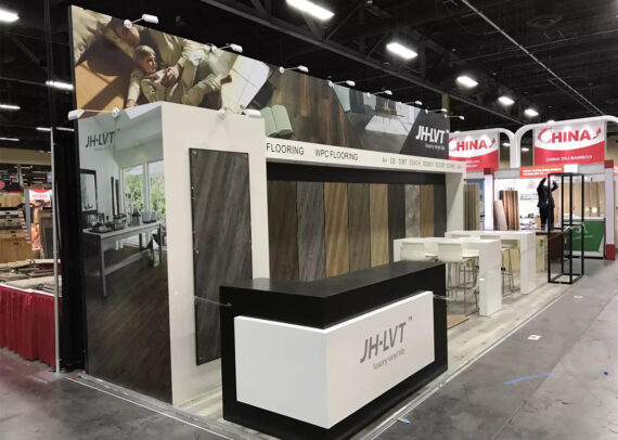 JH-LVT 10' x 30' International Surface Event Custom Booth Rental