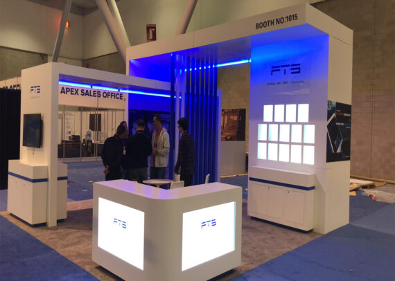 FTS 20' x20' NACS Show Custom Trade Show Booth Design