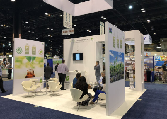 Greenfield 20' x 20' Supplyside West Trade Show Booth Design