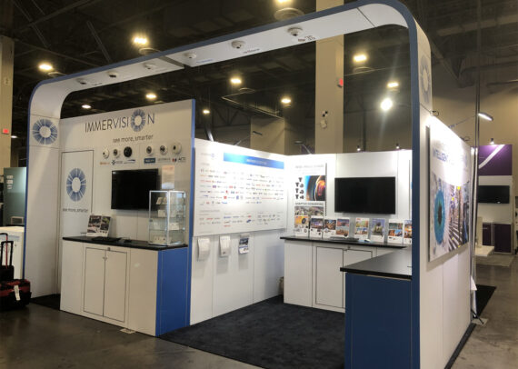 Immervision 20' x 20' ISC West Custom Trade Show Booth
