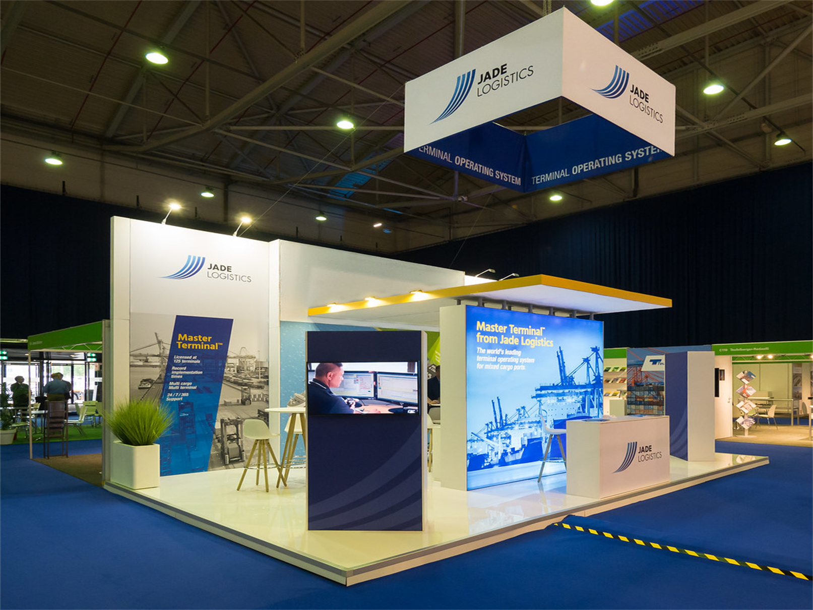 Jade Logistics 20' x 20' Custom Trade Show Booth