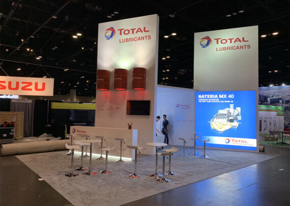 Total Lubricants 20' x 20' APPEX Custom Exhibits Fabrication