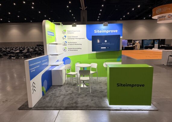 Siteimprove 10' x 10' Content Marketing World San Diego Rental Exhibits