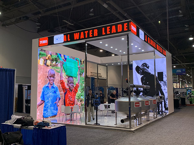 trade show video wall rental