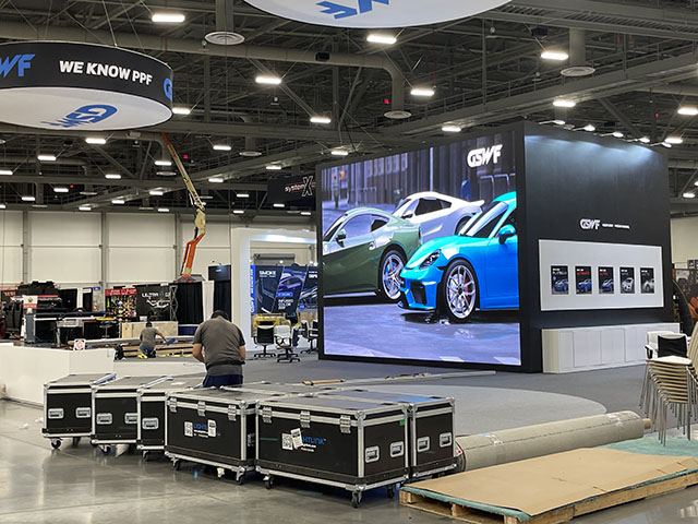 video walls for trade shows