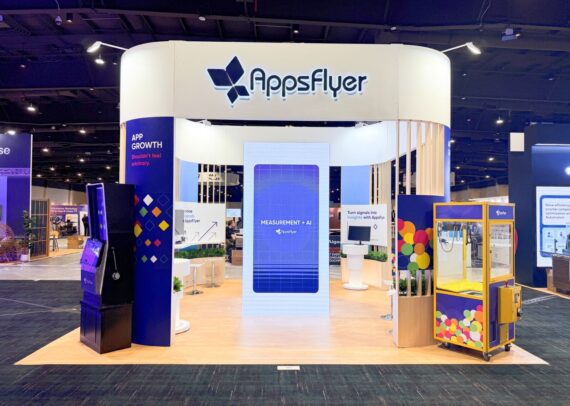 AppsFlyer 20' x 20' MAU 2025 Las Vegas Exhibit Rental