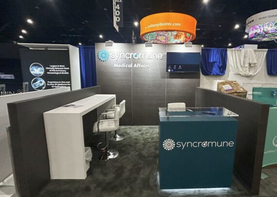 Syncromune 10′ x 10′ SIC Houston Custom Exhibit Rental
