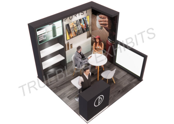 T13 10′ x 10′ Custom Trade Show Booth Design