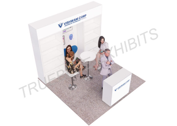 T27 10′ x 10′ Customizable Trade Show Booth Design